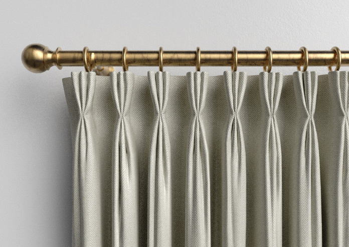 Soft Chevron, Toffee - Made to Measure Curtains - Image 11